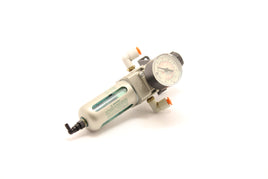 SMC AW20-N01C-6CZ filter regulator with gauge and fittings